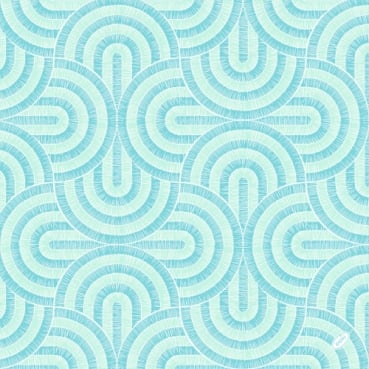 Duni Dunisoft Servietten Breeze Mint Blue, 40 x 40 cm