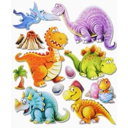 XXL 3D-Sticker Dinosaurier