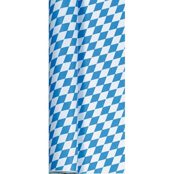 50 Meter Duni Papier Tischdeckenrolle Bayrische Raute, Breite 100 cm