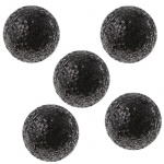 12er Pack Glitzerkugeln in Schwarz, 30 mm 12er Pack Glitzerkugeln in Schwarz, 30 mm