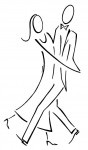 Hochzeit Stempel: Brautpaar Tanzend Hochzeit Stempel: Brautpaar Tanzend