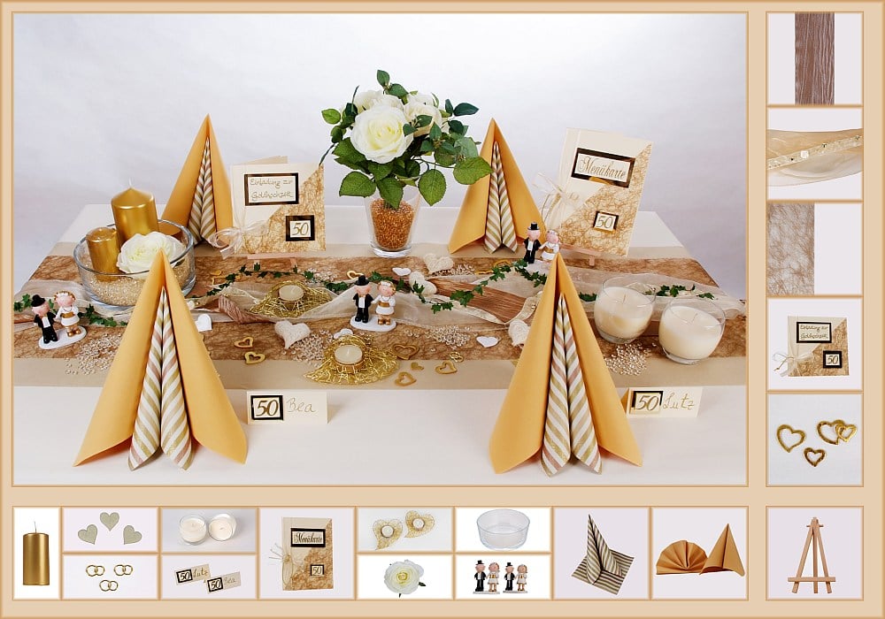 goldene hochzeit idee