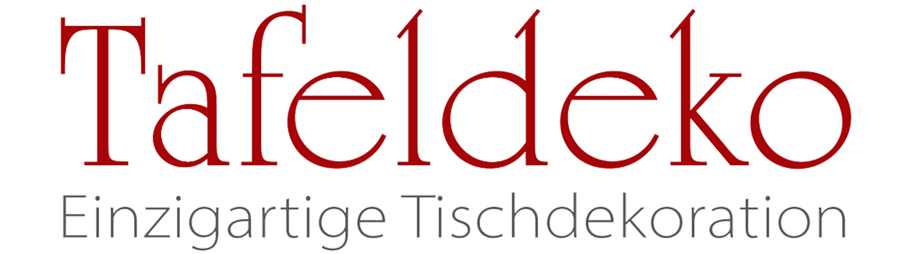 Tafeldeko - Einzigartige Tischdekoration