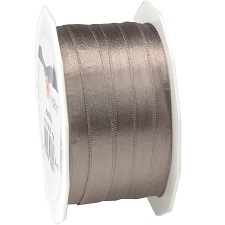 Satinband Adria 10 mm in Taupe