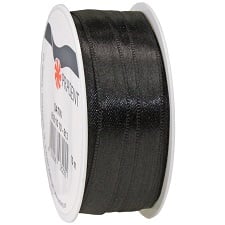 Satinband Adria 10 mm in Schwarz