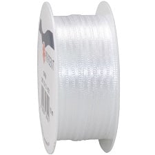 Satinband Adria 3 mm in Wei