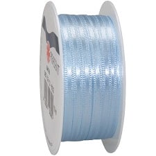 Satinband Adria 3 mm in Hellblau