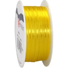 Satinband Adria 3 mm in Gelb