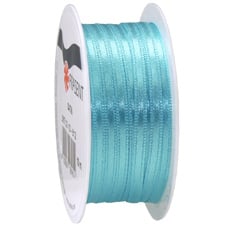 Satinband Adria 3 mm in Trkis