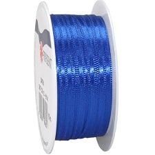 Satinband Adria 3 mm in Mittelblau