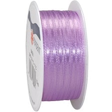 Satinband Adria 3 mm in Flieder