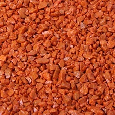 Granulat in Orange