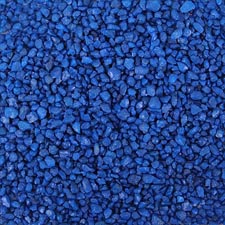Granulat in Blau