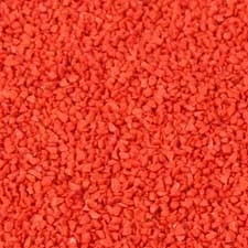 Perlkies in Rot