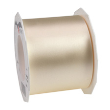 Satin Tischband Adria in Creme