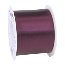 Satin Tischband Adria in Aubergine