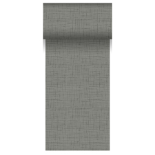 Duni Dunicel Tischlufer Linnea in Granite Grey