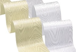 Tischband weiß & creme