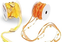 Tischband gelb & orange
