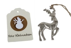 Weihnachtsdeko Geschenkanhänger & Christbaumschmuck.