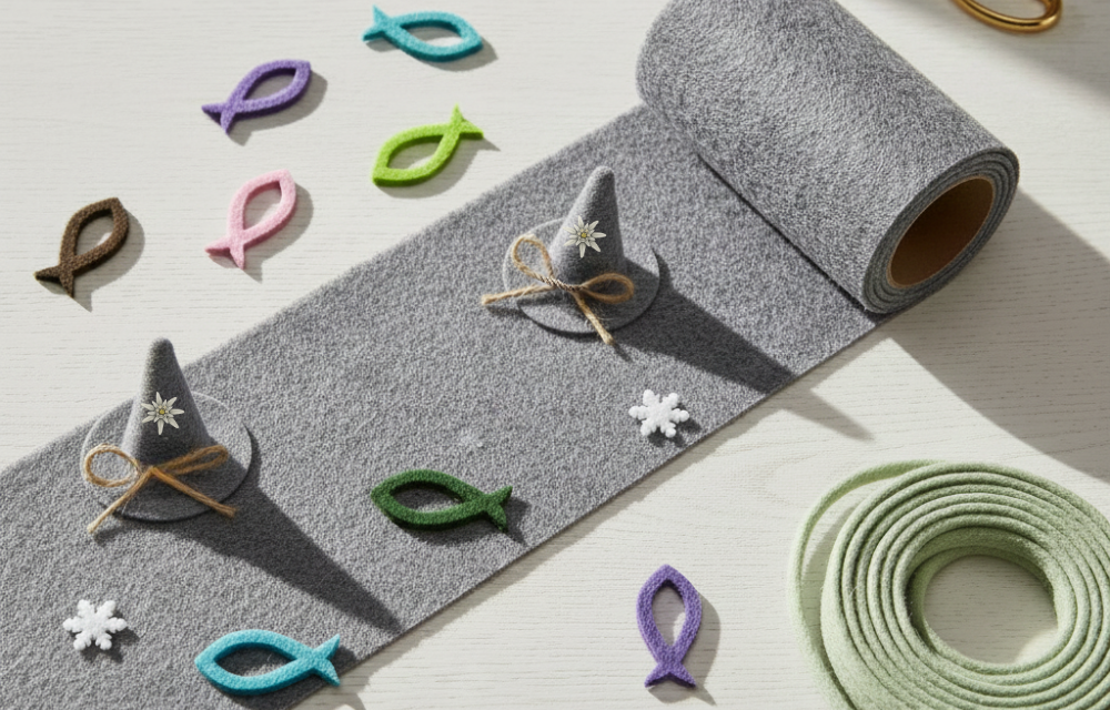 Filzbänder Filzdeko