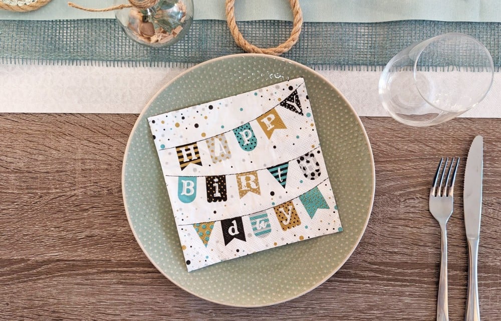 Tischdeko Geburtstag Mottodeko Partydeko