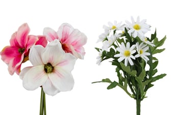 Blumendeko, Kunstblumen, Blumensträuße Frühling Ostern