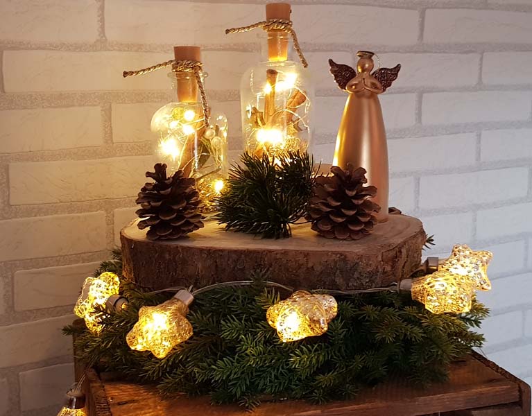 Wunderschöne Deko für einen gemütlichen Advent - Licht für die