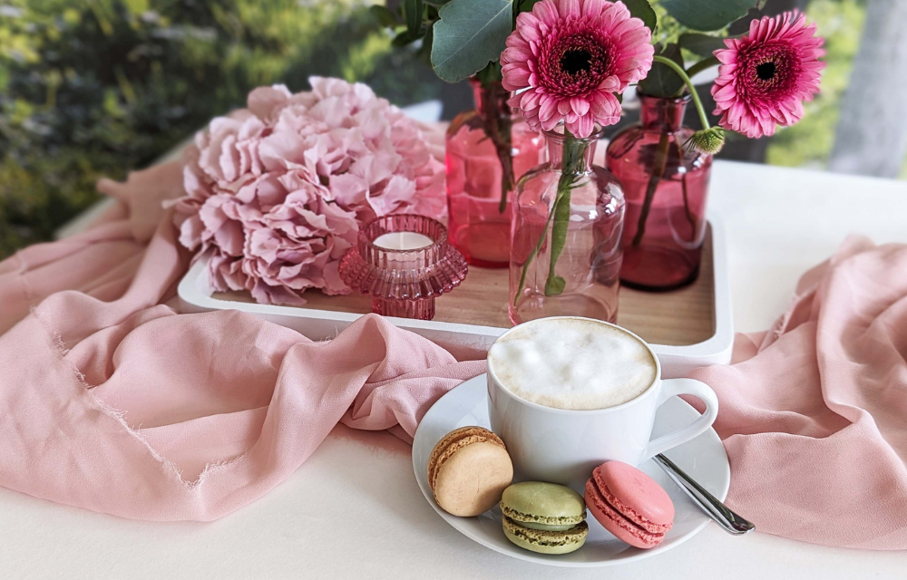 Deko für einen wunderschöne Kaffetisch.