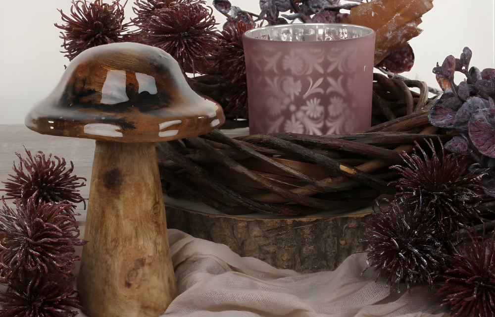 Herbstdeko in sanften Farben