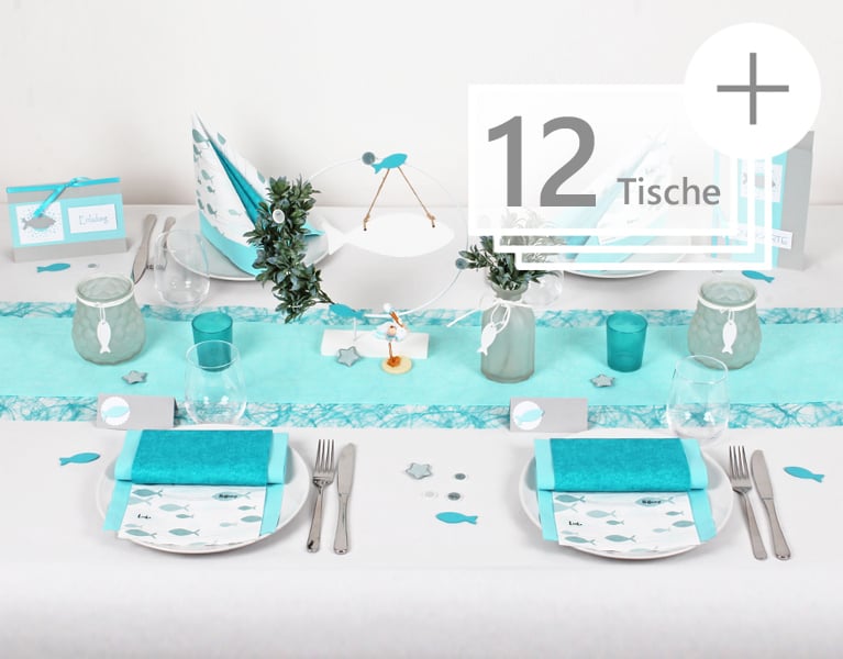 Tischdeko Mustertische Taufe Baby Party