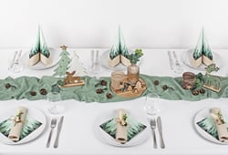 Mustertische Weihnachten Dekoideen