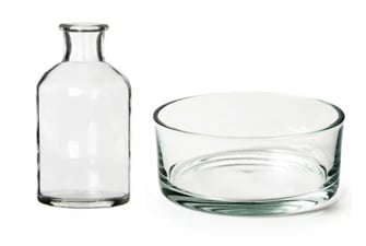 Silberhochzeit Vasen Schalen