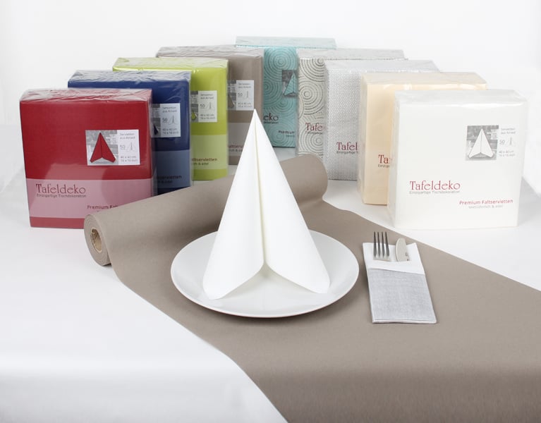 Tafeldeko Basics Kollektion Servietten Tischläufer