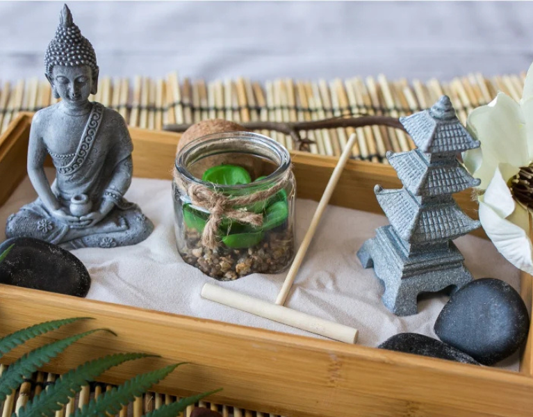 Zen Garten Buddha Sand