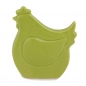 Keramik Huhn in Grün, 13 cm