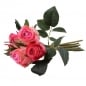Rosenbund mit 8 Blüten in Pink.