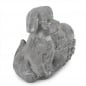 Gedenkstein Haustier, Hund, Herz, 85 mm.