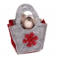 Gastgeschenk Weihnachten, Rentier Nr. 2 mit Filztasche, 65 mm.