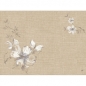 Duni Papier Tischsets Liz, 30 x 40 cm - mit einem dezenten Blumenmotiv in Naturfarben.
