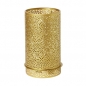 Duni Metall Kerzenhalter Bliss in Gold, 20 cm - Tolles Design mit Lochmuster für außergewöhnliche Lichteffekte. Tipp: Mit Duni LED Lichtern mulicolour kombinierbar.