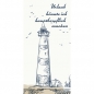 Duni Zelltuch Servietten Küste & Meer, 2-lagig, ⅛ Falz, 33 x 33 cm