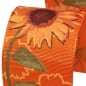 20 Meter Tischband Sonnenblumen in Orange, 40 mm.