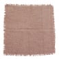 4 Baumwoll Servietten, Sizo® Handmade, stonewashed, in Rosa, 36 x 36 cm