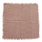 4 Baumwoll Servietten, Sizo® Handmade, stonewashed, in Rosa, 36 x 36 cm