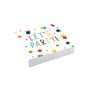 20er Pack Cocktail Servietten -Let's Party-, bunt, 25 x 25 cm.