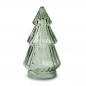 Weihnachts-Deko Glas Tannenbaum -Nordmann- in Grün, 20 cm.