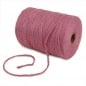 150 Meter Sizo®Jute Schnur in Altrosa, 3 mm.
