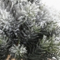 Deko Tannenbaum mit Schnee im Jutesack, 23 cm