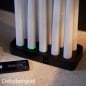 Dekobeispiel - 10er Set Duni LED Spitzkerzen mit Fernbedienung und Ladestation, dimmbar